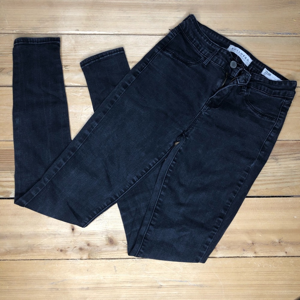 Black Low Rise Skinny Jeans